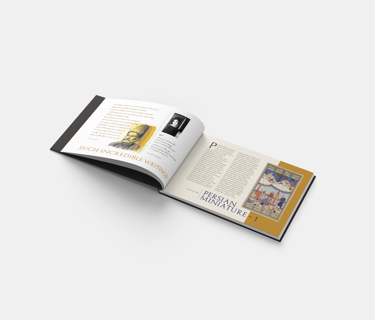 Coffee Table Book- Mirza Galib & Farohogh Farrokhzad (zoom)