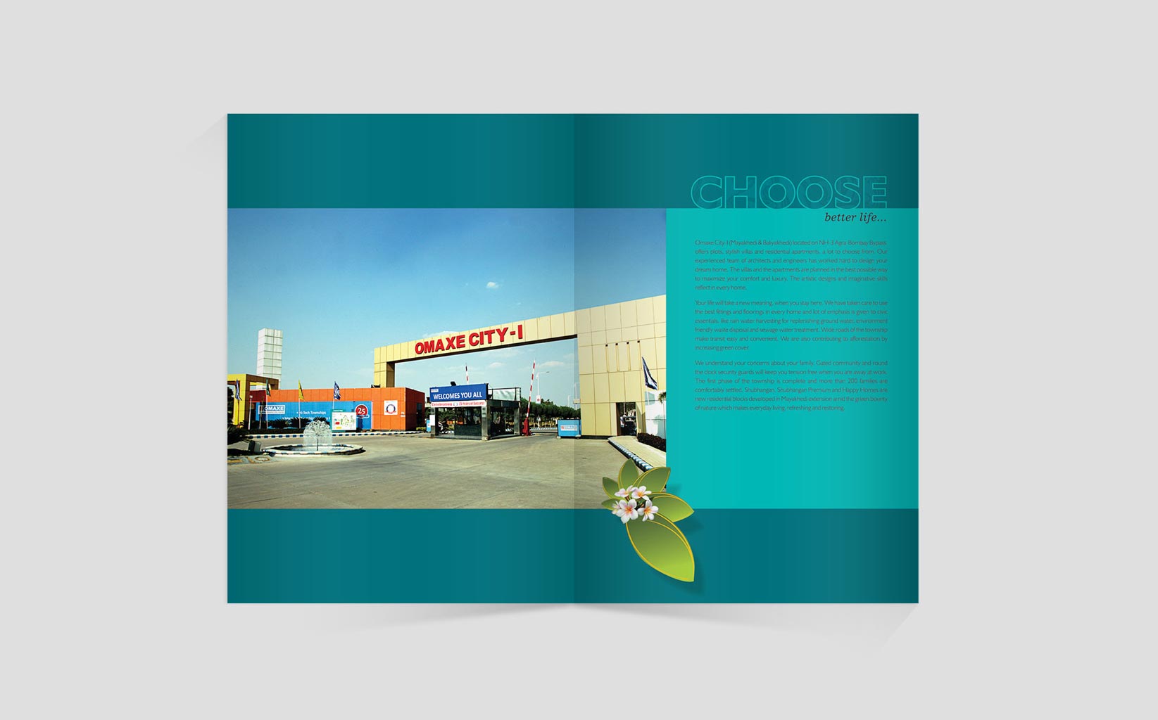 Omaxe City-I - Life blooms here, now and forever... page No. 4 and 5