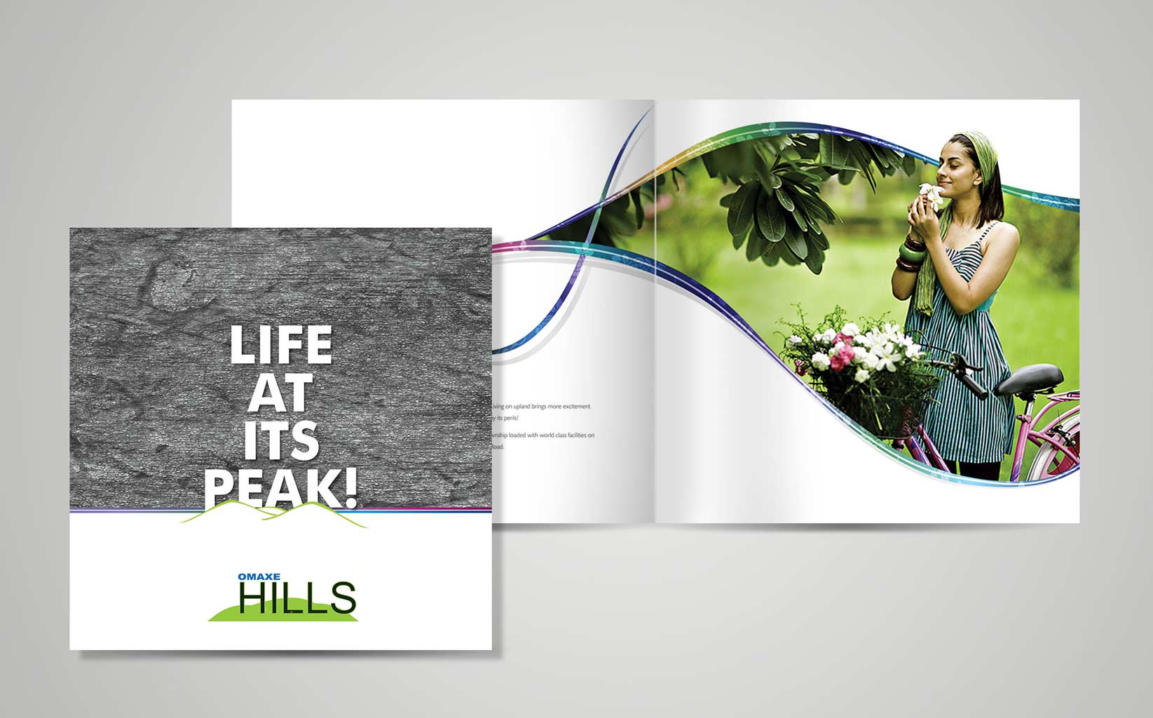 Omaxe Hills- Life at its peak, Brochure front page