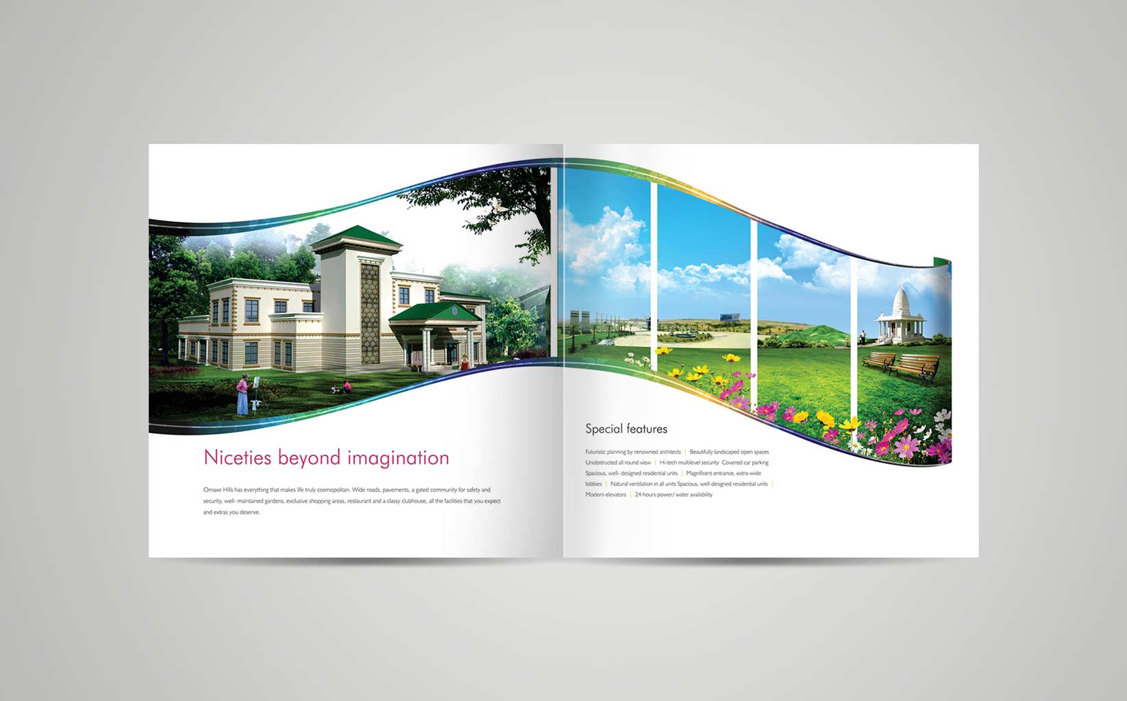 Omaxe Hills- Life at its peak, Brochure page 10 and 11