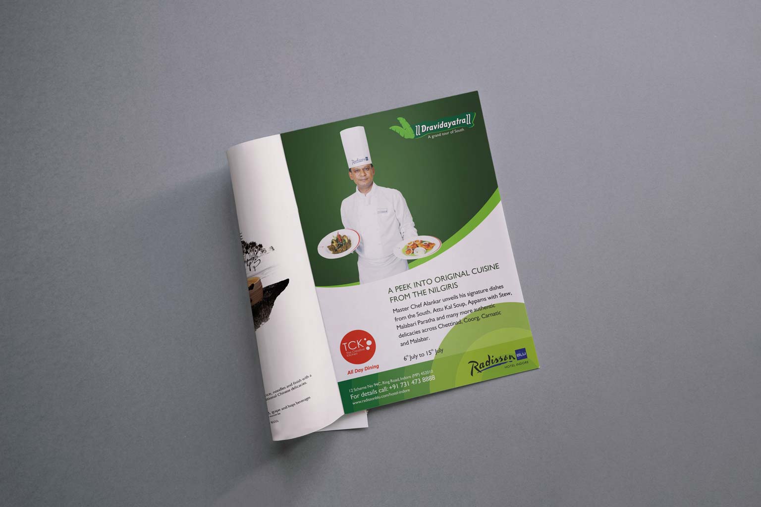 Hotel Radisson Blu- Dravidayatra magazine ad (zoom)