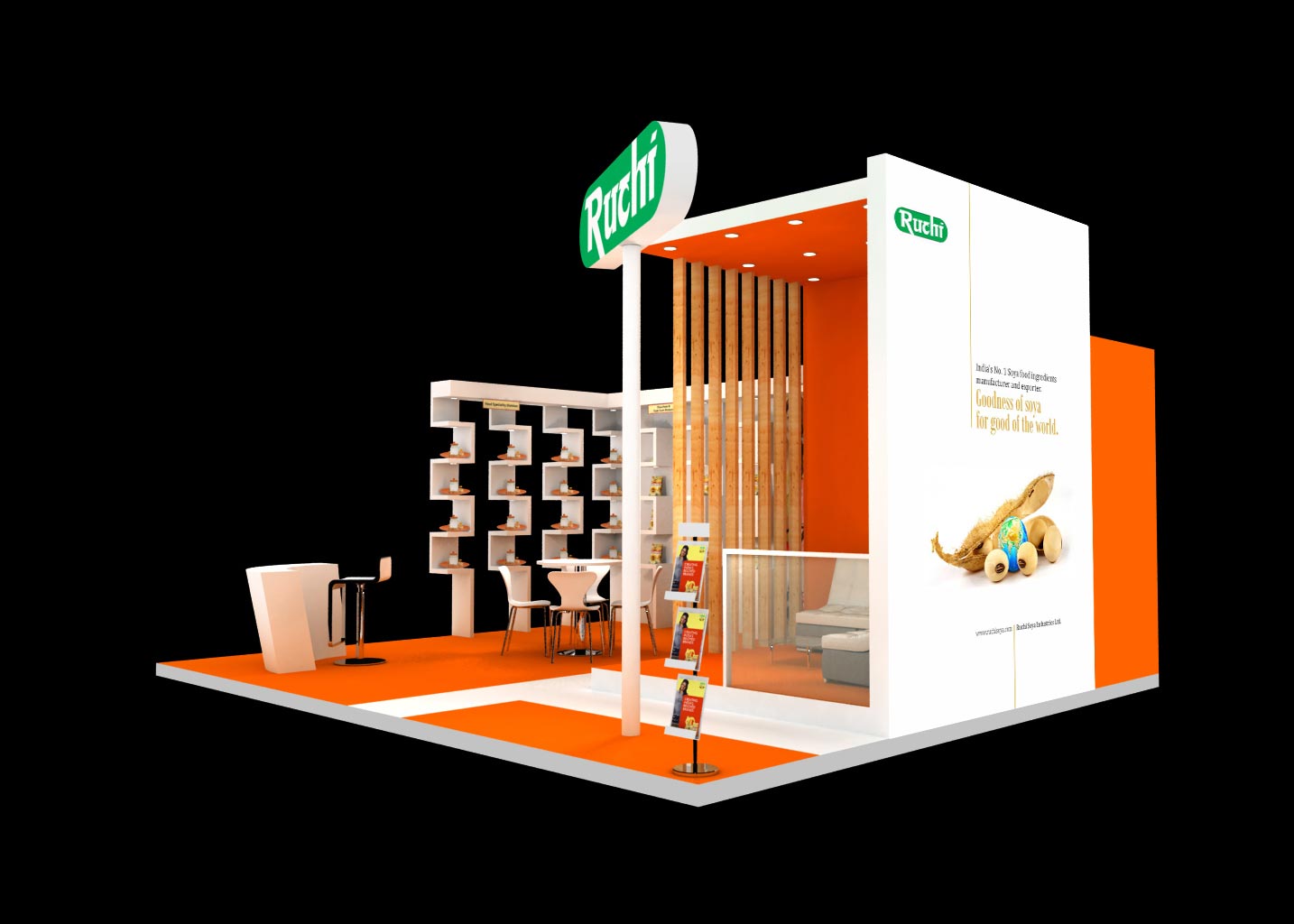Ruchi Soya- stall design for event- zoom