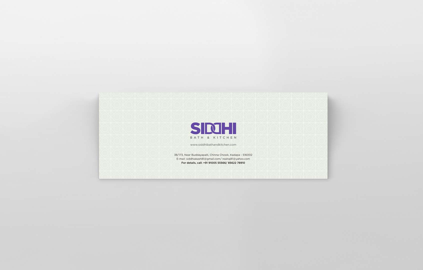 Brochure for Siddhi Bathroom & Kitchen- Last page (zoom)